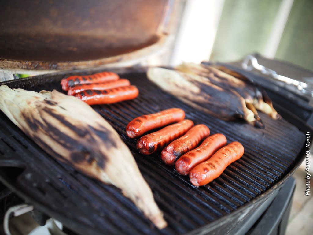 Grillin' and chillin'. Many Americans will be firing up hotdogs, burgers, steaks, etc. as the nation marks its 250th birthday.